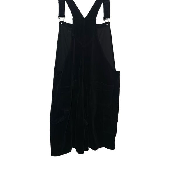 BP Women’s Size XL Pride Short Overalls Black Corduroy Gender Neutral Nordstrom - Picture 3 of 5